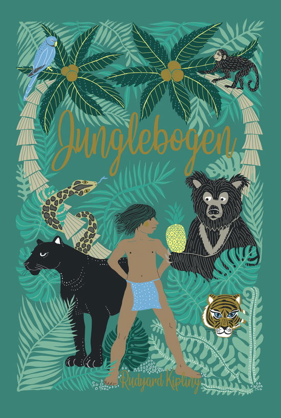 Cover for Rudyard Kipling · Gyldendals Udødelige Klassikere: Junglebogen (Bound Book) [5e uitgave] (2021)