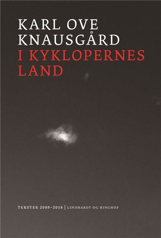 Cover for Karl Ove Knausgård · I kyklopernes land (Bound Book) [1er édition] (2020)