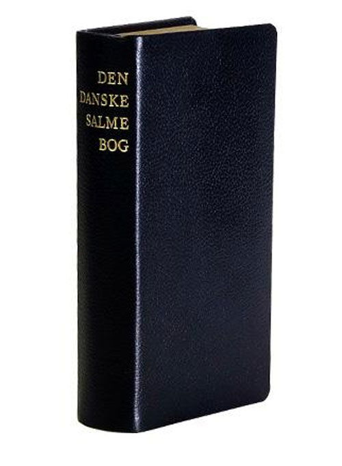 Cover for Den Danske Salmebog - Luksus sort, guldtryk på ryg (Leather Book) [3rd edition] (2019)