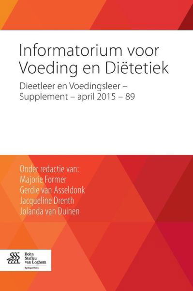 Cover for Majorie Former · Informatorium Voor Voeding En Dietetiek: Supplement 89 - April 2015 (Pocketbok) [2015 edition] (2015)