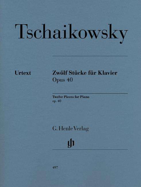 Cover for Tschaikowski · 12 Stü.f.Klav.op.40.HN497 (Book)