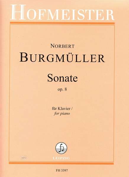 Cover for Burgmüller · Sonate, op. 8, für Klavier (Book)