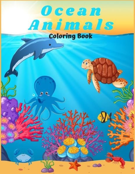 Cover for Kiven Art · Ocean Animals Coloring Book (Paperback Book) (2020)
