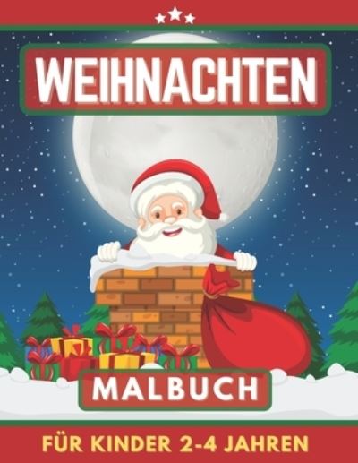 Cover for Randa Rason · Weihnachten Malbuch fur Kinder 2-4 Jahren (Paperback Book) (2020)