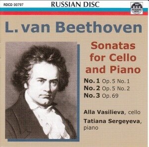 Cover for Beethoven Ludwig Van · L Van Beethoven - Sonatas for Cello and (CD)