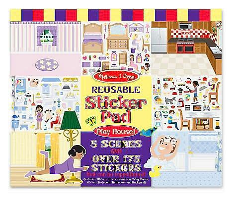 Cover for Reusable Sticker Pad - Play House! (Book) (2012)
