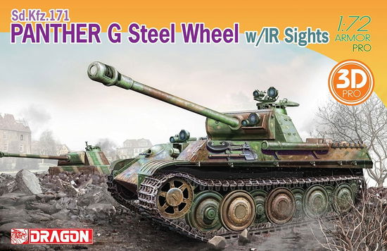 1/72 Sd.kfz. 171 Panther G Steel Wheel Ir Sights - Dragon - Produtos - Marco Polo - 0089195876973 - 