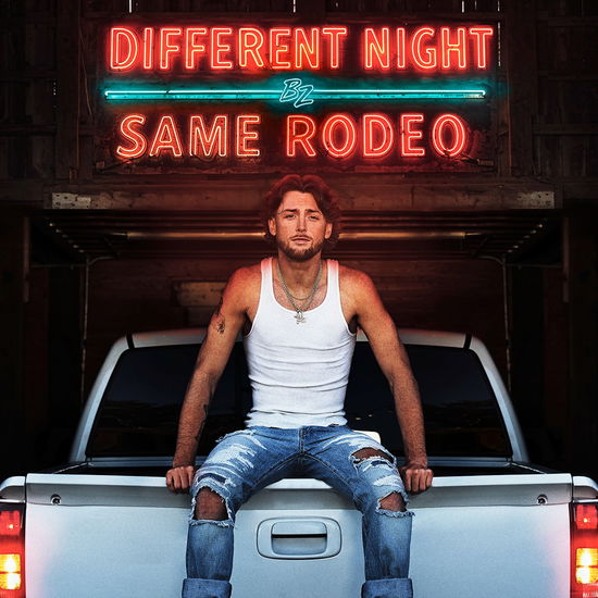 Cover for Bailey Zimmerman · Different Night Same Rodeo (LP) [Cola Bottle Clear Vinyl edition] (2025)