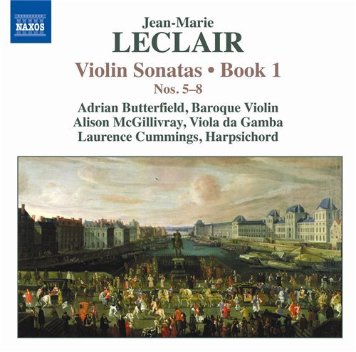Violin Sonatas Book 1 Nos 5-8 - Leclair / Butterfield / Mcgillivray / Cummings - Música - NAXOS - 0747313088973 - 29 de setembro de 2009