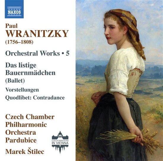 Cover for Czech Chamber Philharmonic Orchestra Pardubice / Marek Stilec · Paul Wranitzky: Orchestral Works / Vol. 5 - Das Listige Bauernmadchen (Ballet) / Vorstellungen / Quodlibet: Contradance (CD) (2023)