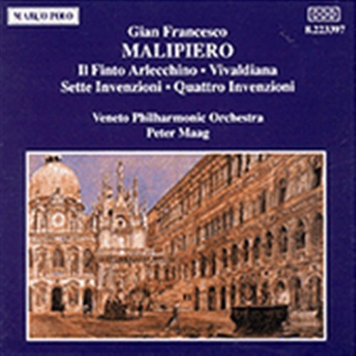 Cover for Maag,Peter / Veneto Philharmonic Orchestra · Il Finto Arlecchino / Invenzioni / Vivaldiana (CD) (1992)