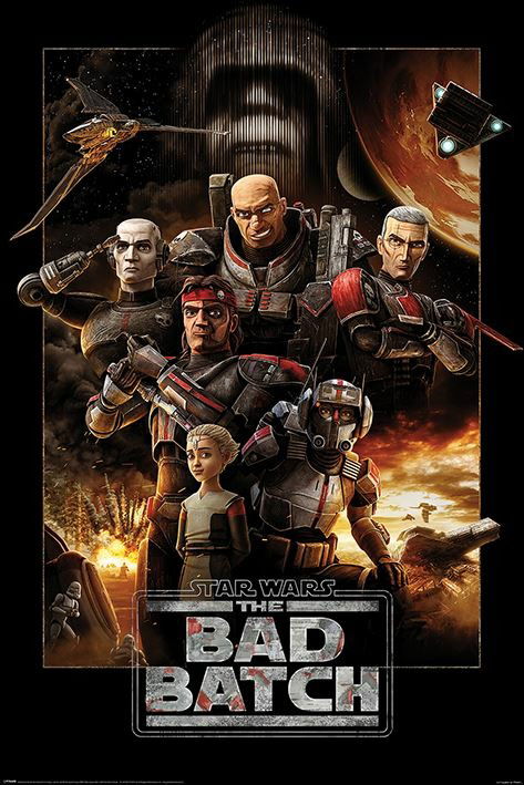 Star Wars The Bad Batch (montage) Maxi Poster - Star Wars: Pyramid - Fanituote - Pyramid Posters - 5050574348973 - lauantai 30. syyskuuta 2023