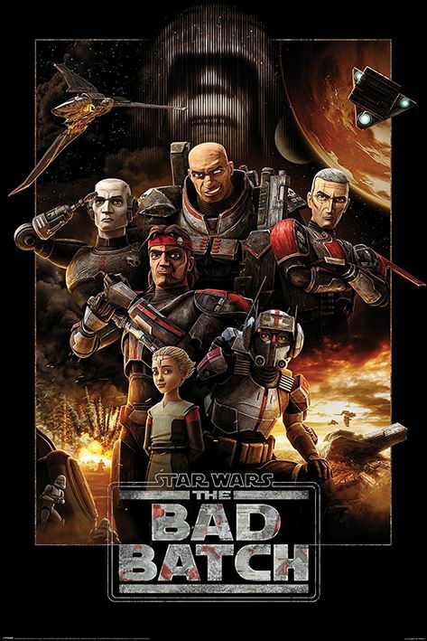 Cover for Star Wars: Pyramid · Star Wars The Bad Batch (montage) Maxi Poster (Plakat) (2023)