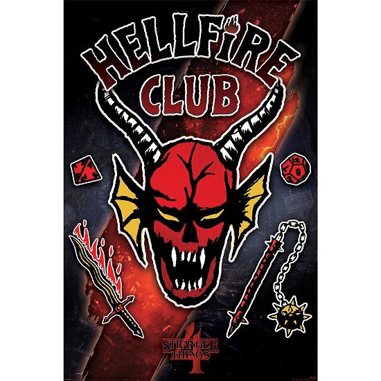 Cover for Stranger Things: Pyramid · Stranger Things 4 Poster Set Hellfire Club Emblem (Toys) (2023)