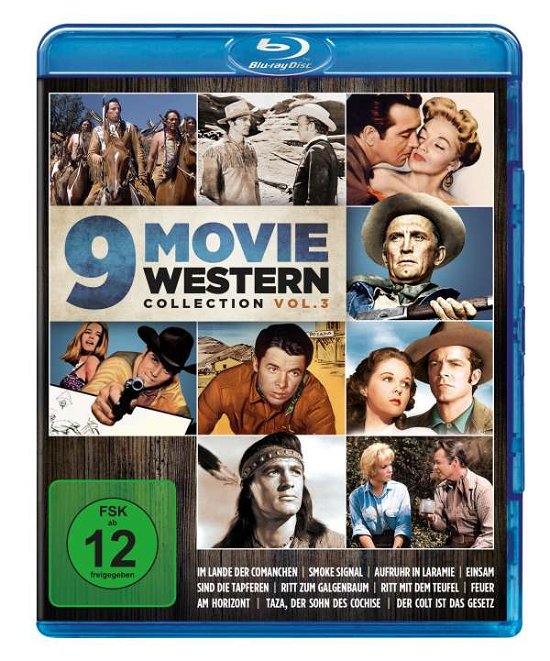 9 Movie Western Collection-vol.3 - Audie Murphy,kirk Douglas,rock Hudson - Elokuva -  - 5053083234973 - torstai 19. elokuuta 2021
