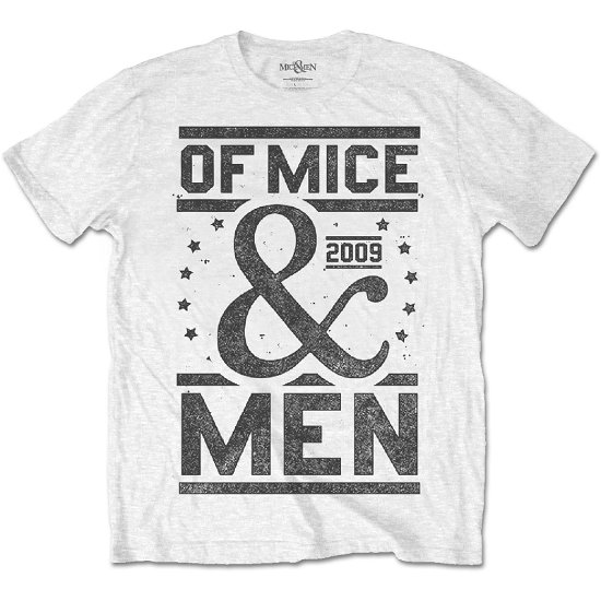 Cover for Of Mice &amp; Men · Of Mice &amp; Men Unisex T-Shirt: Centennial (T-shirt) [size S] [White - Unisex edition]