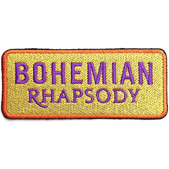 Queen Standard Woven Patch: Bohemian Rhapsody - Queen - Mercancía -  - 5056368633973 - 
