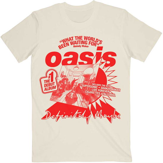 Oasis Unisex T-Shirt: What The World's Been Waiting For - Oasis - Merchandise -  - 5056737271973 - 