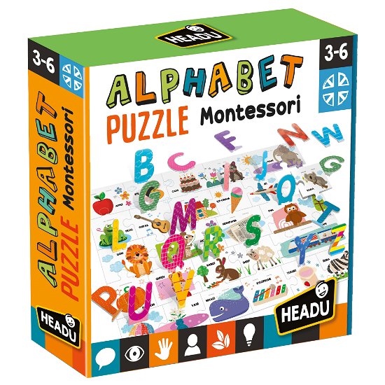 Cover for Headu It20973 · Headu It20973 - Montessori Alphabet Puzzle 3D (MERCH)