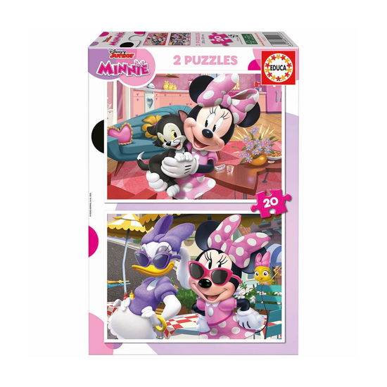 Cover for Educa · Puzzle - 2x20 Minnie (80-19297) (Toys)