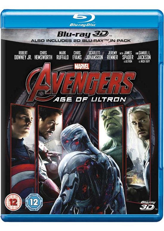 Cover for Avengers Age of Ultron · Avengers Age Of Ultron 3D+2D (Blu-ray) (2015)