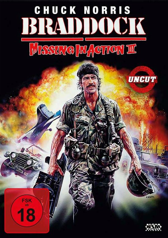 Cover for Chuck Norris · Missing in Action 3: Braddock (Uncut) (DVD) (2021)