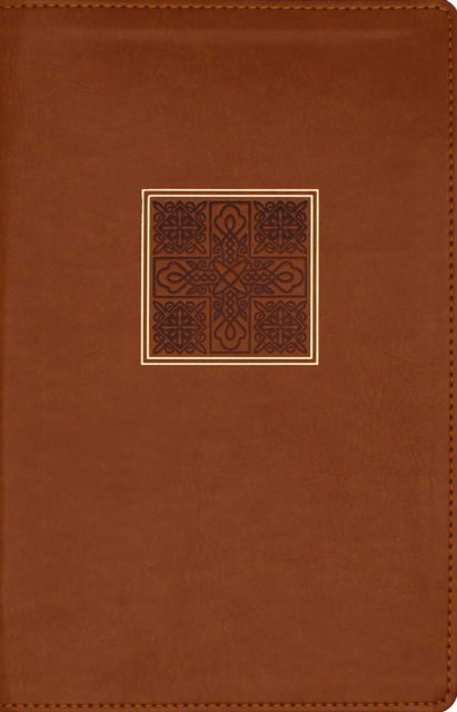 Cover for Zondervan · NASB, Personal Size Bible, Large Print, Leathersoft, Brown, Red Letter, 1995 Text, Thumb Indexed, Comfort Print (Läderbok) (2025)