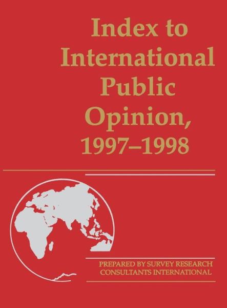 Cover for Philip K Hastings · Index to International Public Opinion, 1997-1998 - Index to International Public Opinion (Innbunden bok) [1997-1998 edition] (1999)