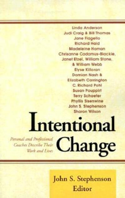 Cover for Editor John S. Stephenson Ph.D · Intentional Change (Pocketbok) (2000)
