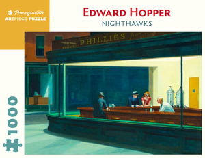 Cover for Edward Hopper: Nighthawks 1000 Piece Puzzle (Book) (2024)