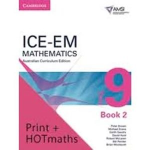 Cover for Peter Brown · ICE-EM Mathematics Australian Curriculum Edition Year 9 Book 1 and HOTmaths Bundle (Book) (2011)