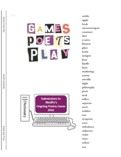 Cover for Modpo Students · Games Poets Play (Book) (2017)