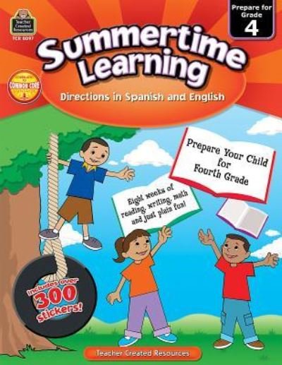 Cover for Teacher Created Resources Staff · Summertime Learning Grd 4 - Spanish Directions (Paperback Bog) (2014)