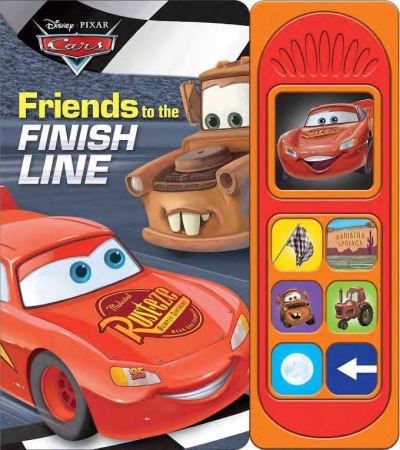 Cover for P I Kids · Disney Pixar Cars Little Sound Book  Friends To Finish Line (Hardcover Book) (2023)