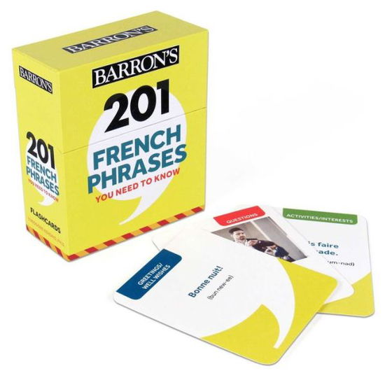 Cover for Theodore Kendris · 201 French Phrases You Need to Know Flashcards (Lernkarteikarten) (2019)