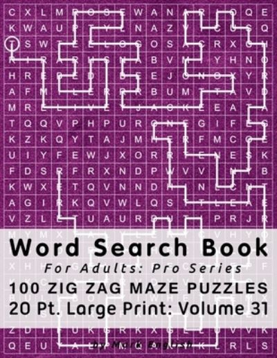 Cover for Mark English · Word Search Book For Adults (Paperback Book) (2019)