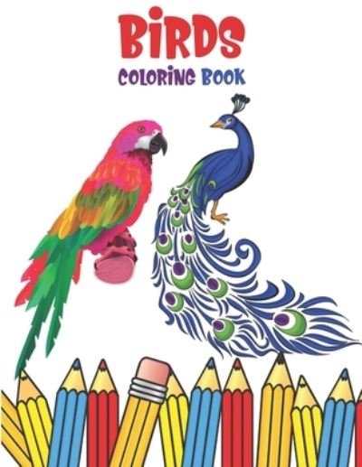 Cover for Laalpiran Publishing · Birds Coloring Book (Paperback Bog) (2019)