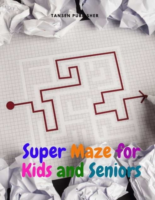 Cover for Tansen Publisher · Super Maze for Kids and Seniors (Paperback Book) (2024)
