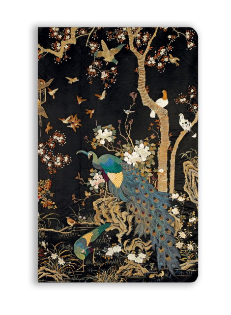 Cover for Flame Tree Studio · Ashmolean Museum: Embroidered Hanging with Peacock (Soft Touch Journal) - Flame Tree Soft Touch Journals (Stationery) (2024)