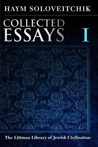 Cover for Haym Soloveitchik · Collected Essays, Volume 1 (Littman Library of Jewish Civilization) (Inbunden Bok) (2013)