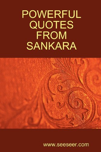 Cover for Adi Sankara · Powerful Quotes from Sankara (Paperback Book) (2012)