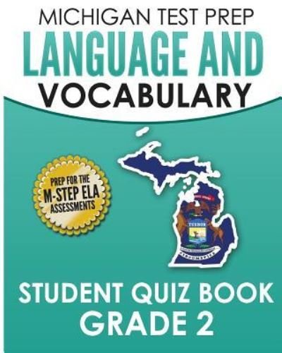 Cover for Test Master Press Michigan · MICHIGAN TEST PREP Language &amp; Vocabulary Student Quiz Book Grade 2 (Pocketbok) (2017)