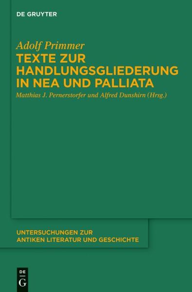 Cover for Primmer · Texte zur Handlungsgliederung i (Book) (2014)