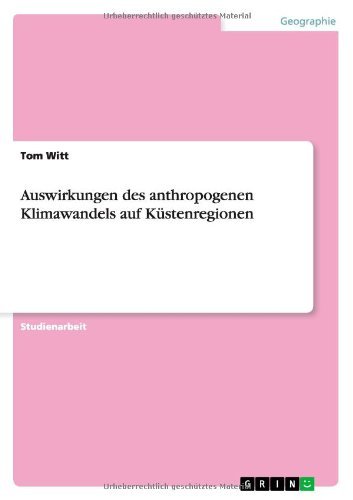 Cover for Witt · Auswirkungen des anthropogenen Kli (Book) [German edition] (2011)