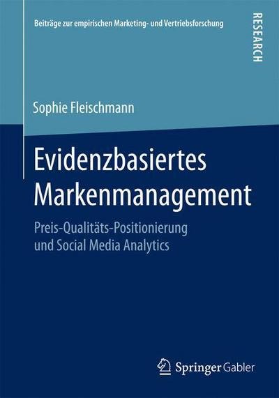 Cover for Fleischmann · Evidenzbasiertes Markenmana (Bog) (2015)
