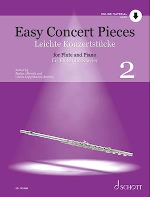 Cover for Easy Concert Pieces: 20 Pieces from 4 Centuries. Vol. 2. flute and piano. (Sheet music) (2024)