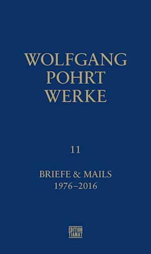 Cover for Wolfgang Pohrt · Werke Band 11 (Buch) (2023)