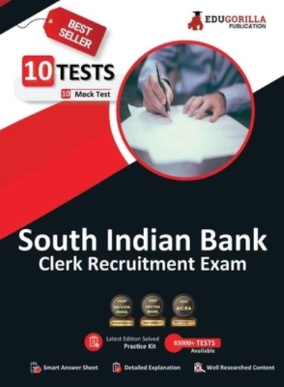 Cover for Rohit Manglik · South Indian Bank Clerk Exam 2021 10 Full-length Mock Tests (Solved) Preparation Kit By EduGorilla (Paperback Book) (2022)