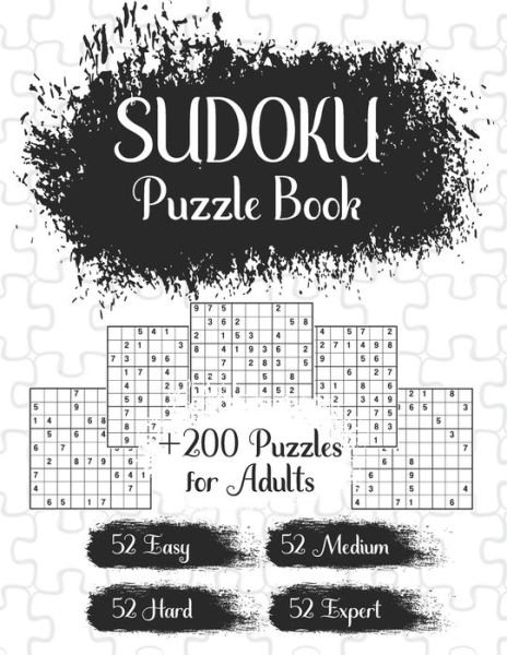 Cover for Yh Prints · Sudoku Puzzle Book: Easy to Expert Sudoku Puzzles for Adults with Answers - White cover (Paperback Book) (2021)