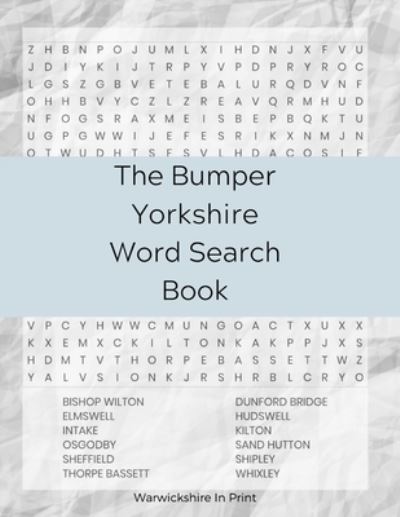 Cover for Warwickshire In Print · The Bumper Yorkshire Word Search Book (Taschenbuch) (2020)